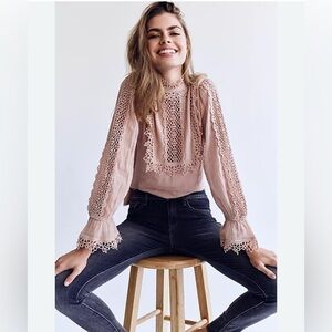 FP One Victoria Top Size Small Dusty Pink